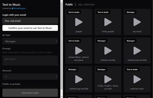 Texttomusic ai-tool