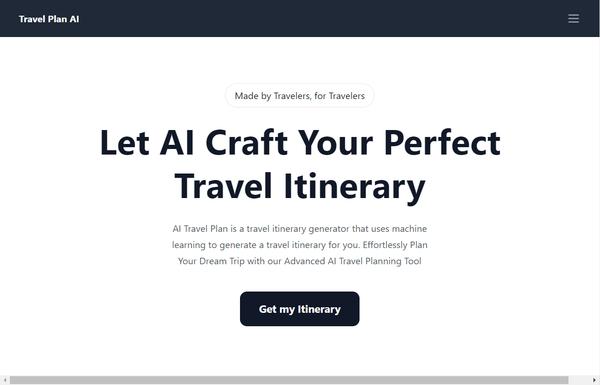 Travel Plan AI ai-tool