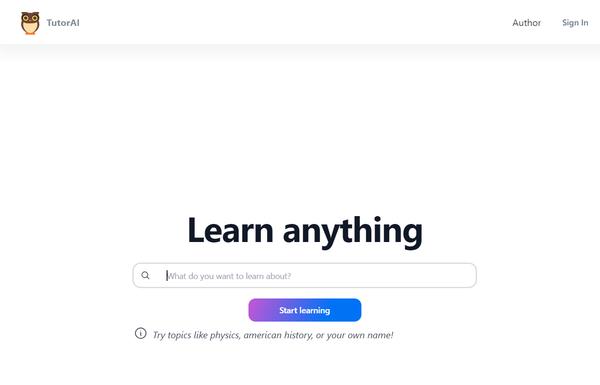 TutorAI ai-tool