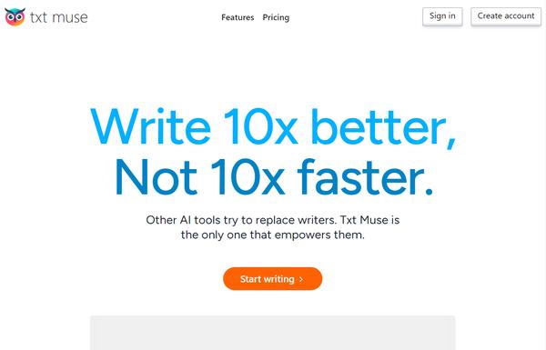 Txt Muse ai-tool