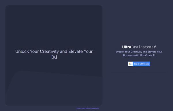 UltraBrainstomer ai-tool