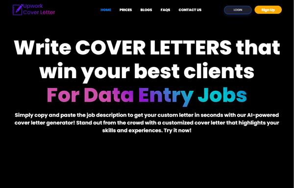 UpworkCoverLetter ai-tool
