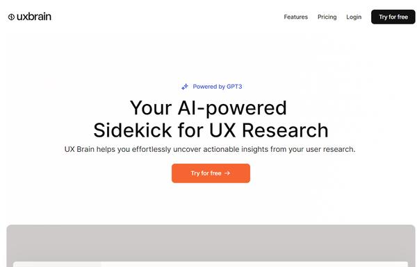 UX Brain ai-tool