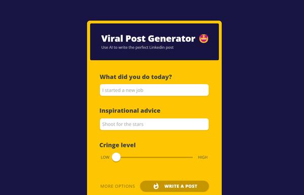 Viral Post Generator ai-tool