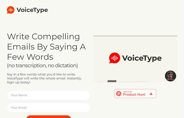 VoiceType ai-tool
