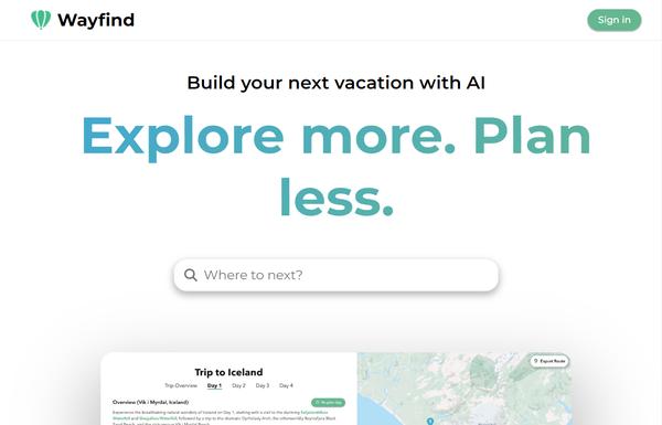 Wayfind ai-tool