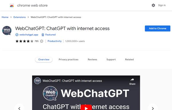 WebChatGPT ai-tool