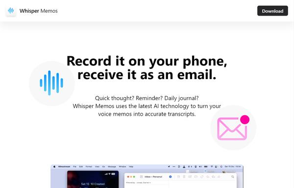 Whisper Memos ai-tool