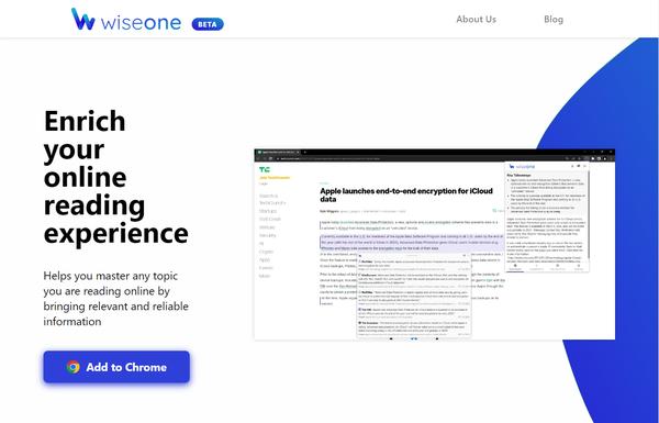 Wiseone ai-tool