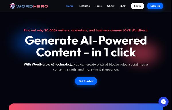 Wordhero ai-tool