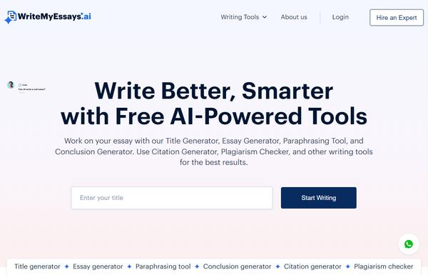 Write My Essays AI ai-tool