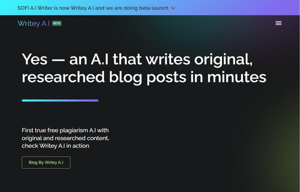 Writey AI ai-tool