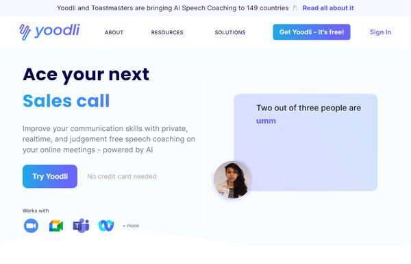 Yoodli AI ai-tool