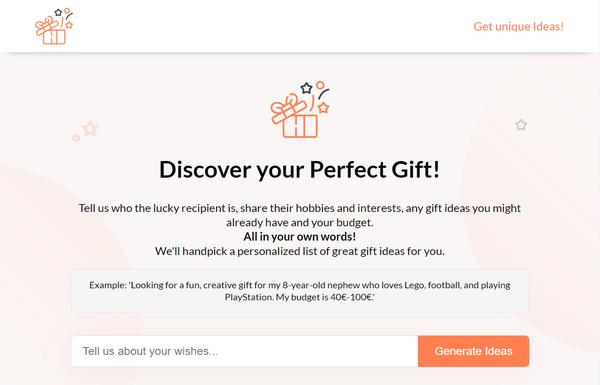 Your GiftWhisperer ai-tool